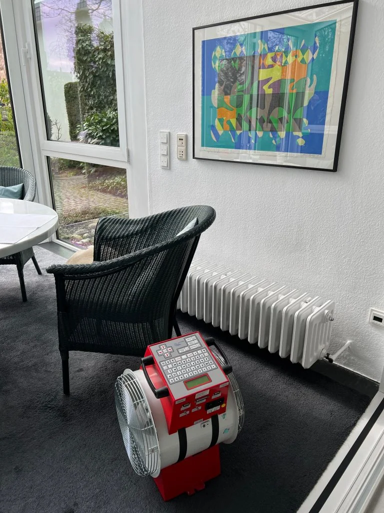 Dichtemessung der Gebäudehülle