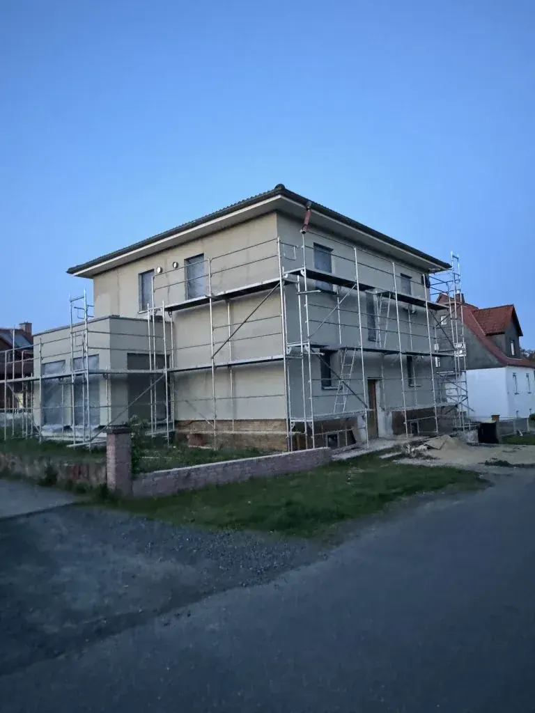 Verputzt