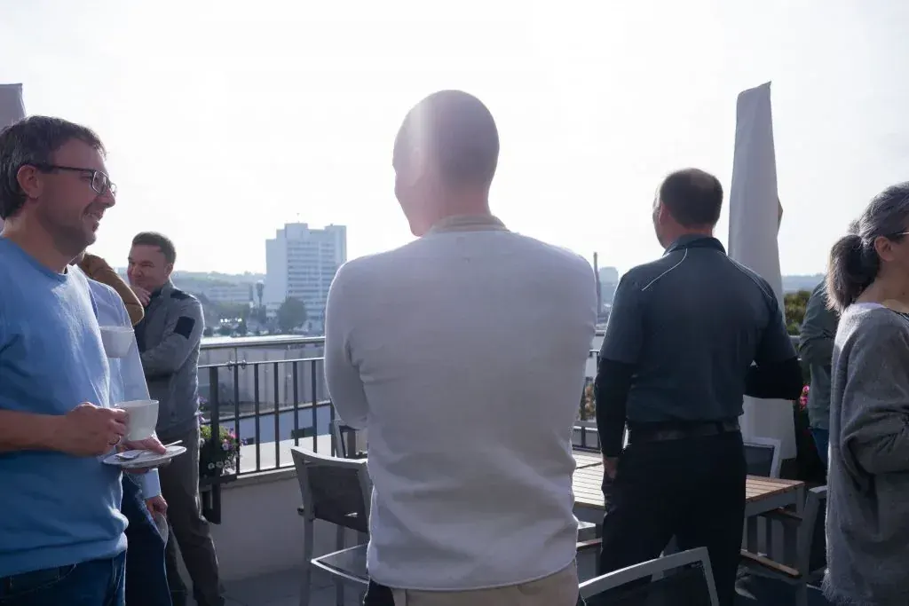 Seminar Wiesbaden, 10. Oktober 2023, auf der Dachterrasse
