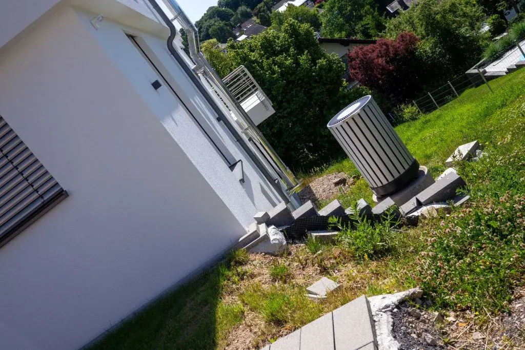 Wärmepumpe ist aus dem Keller ausgezogen