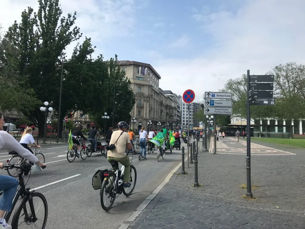 Fahrraddemo Wiesbaden 6. Juni 2021