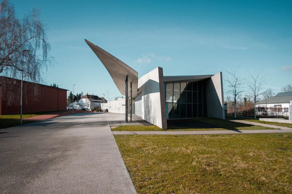 Feuerwehrhaus (1993) für das Vitra-Werk, Weil am Rhein