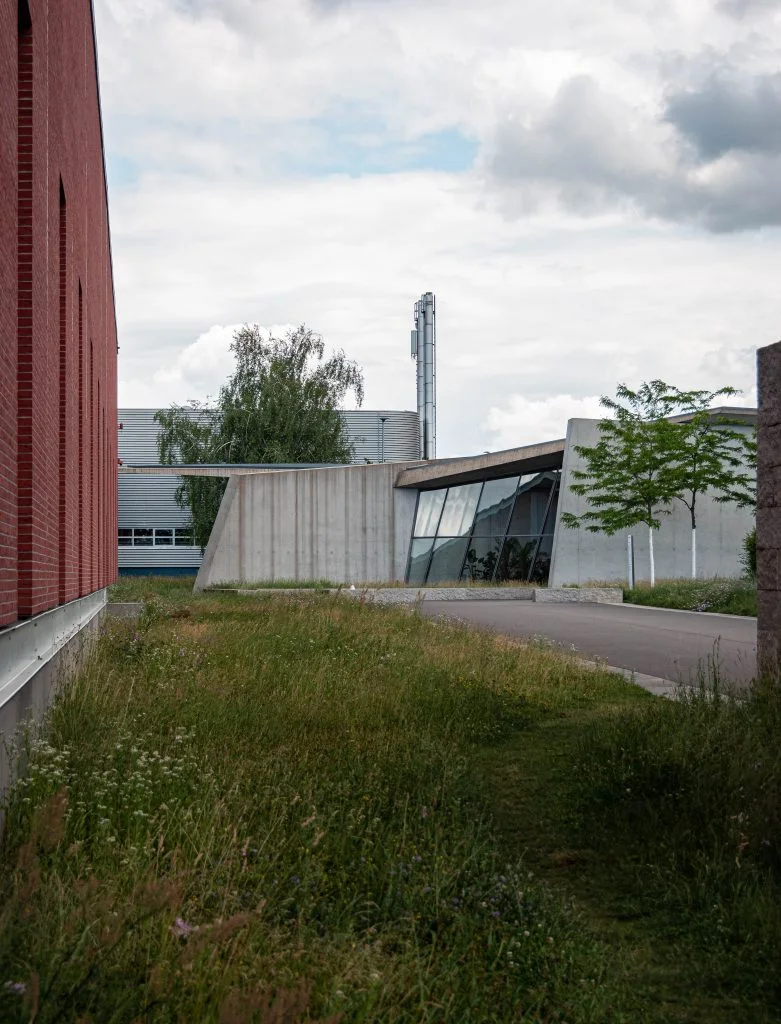 Feuerwehrhaus (1993) für das Vitra-Werk, Weil am Rhein