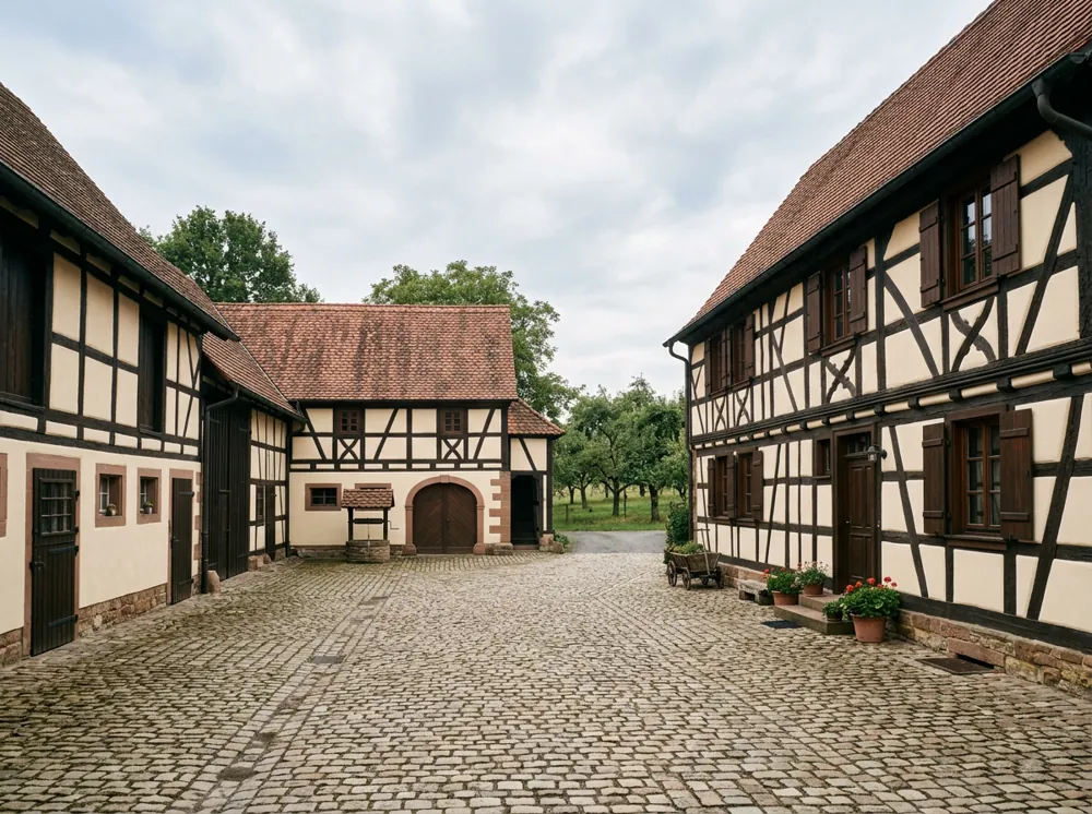 Historische Hofansicht