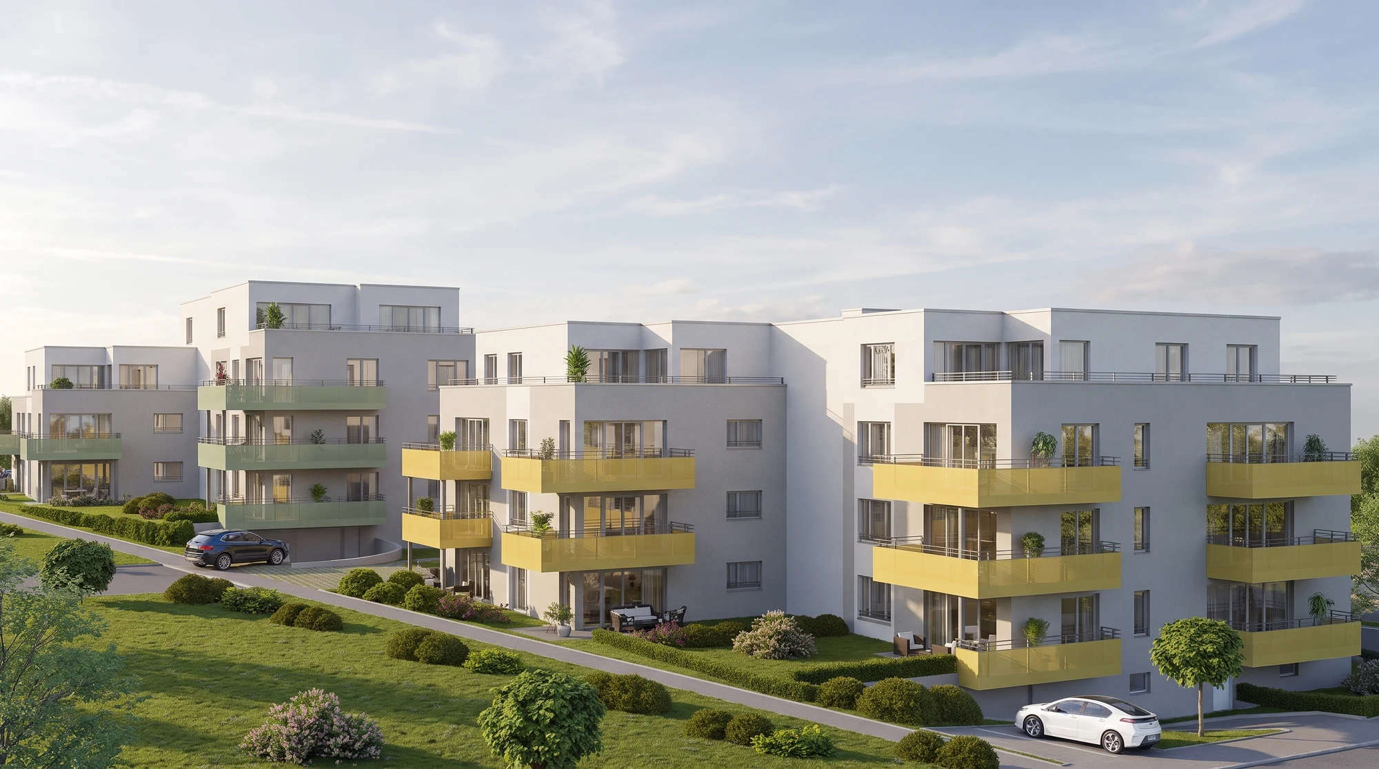 Zwei MFH als KfW-40-Gebäude in Idstein